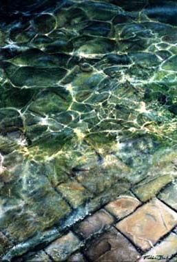Eau 1 - 1993 Huile sur toile