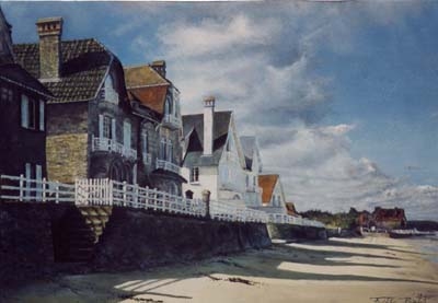Urville plage 2 - 1994 Huile sur toile